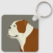 Bulldog Sleutelhanger (Achterkant)