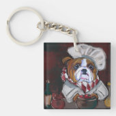 Bulldog sleutelhanger (voorkant)