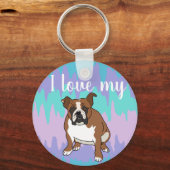 Bulldog Sleutelhanger (Voorkant)