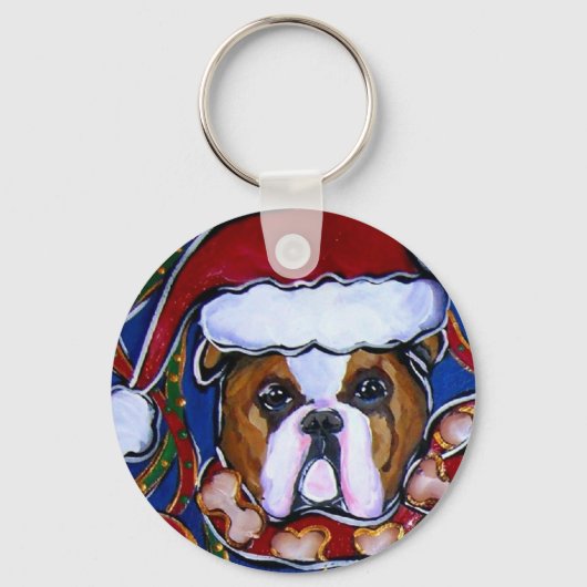 Bulldog Sleutelhanger (Voorkant)
