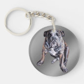 Bulldog Sleutelhanger Specialized English Bulldog  (Voorkant)