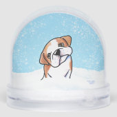 Bulldog Sneeuwbol (Achterkant)