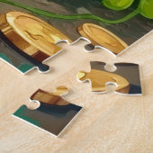 Bulldog St Patrick’s Day Funny Lucky Dog Legpuzzel (Zijkant)