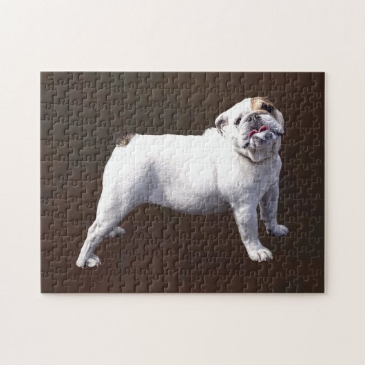 Bulldog Staat Rechtop Legpuzzel (Horizontaal)