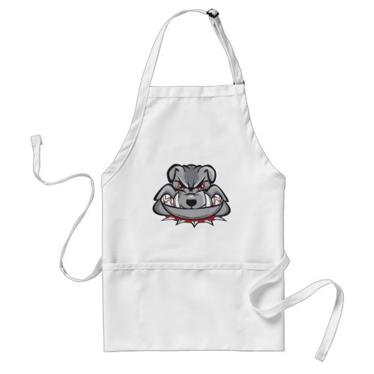 bulldog standaard schort (Voorkant)