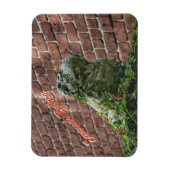 Bulldog Statue Savannah GA Fotografisch Magneet (Verticaal)