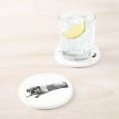 Bulldog Still Moments Zandsteen Onderzetter (Zijkant)