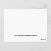 bulldog stinkende oog briefkaart (Achterkant)