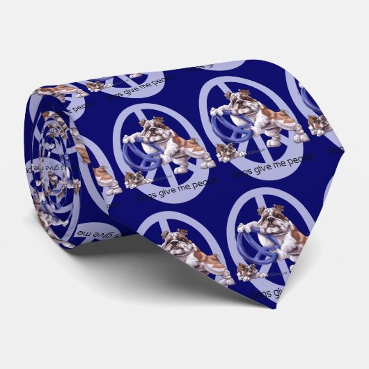 Bulldog Stropdas (Opgerold)