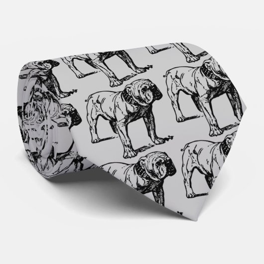 Bulldog Stropdas (Opgerold)