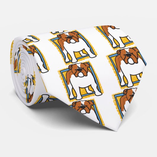 Bulldog Stropdas (Opgerold)