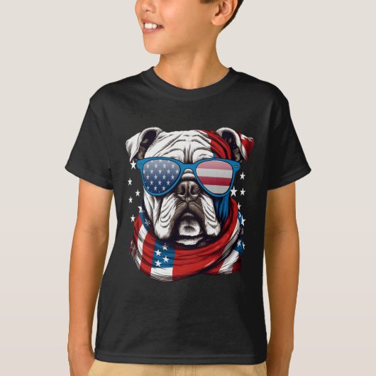 Bulldog T-shirt (Voorkant)