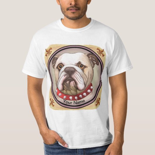 Bulldog T-shirt (Voorkant)