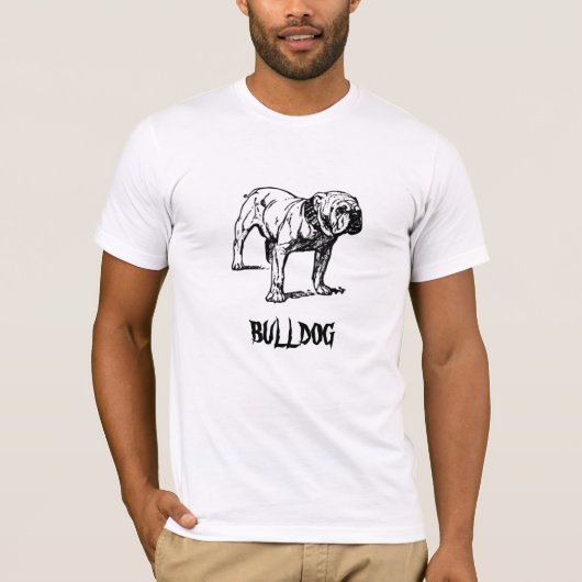 Bulldog T-shirt (Voorkant)