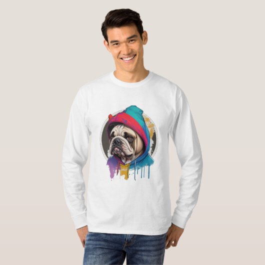bulldog t-shirt (Voorkant volledig)