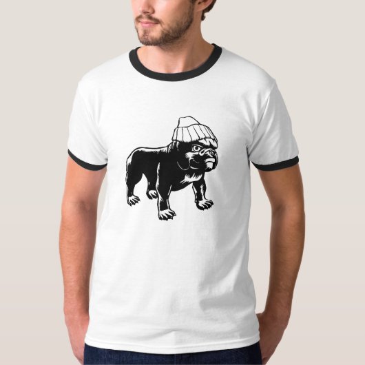 Bulldog T-shirt (Voorkant)