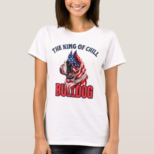 Bulldog T-shirt (Voorkant)