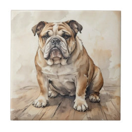 Bulldog Tegeltje