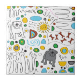 BULLDOG TEGELTJE (Voorkant)