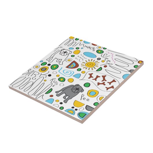 BULLDOG TEGELTJE (Zijkant)