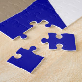 Bulldog tegen vlag van Union Jack Legpuzzel (Zijkant)