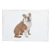 Bulldog tegen Wife Pillowcase Kussensloop (Achterkant)