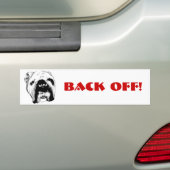 Bulldog Terug! Bumpersticker (Op auto)