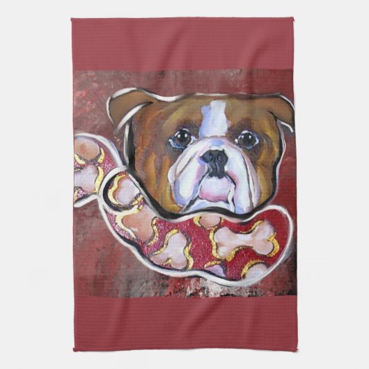 Bulldog Theedoek (Verticaal)