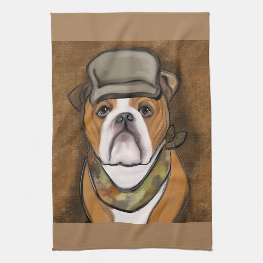 Bulldog Theedoek (Verticaal)