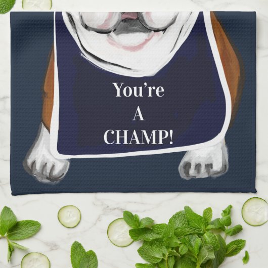 BULLDOG THEEDOEK (Gevouwen)