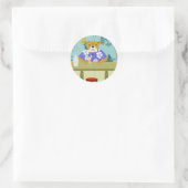 Bulldog Tiki Bar Ronde Sticker (Tas)