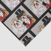 Bulldog Tissuepapier (Detail)