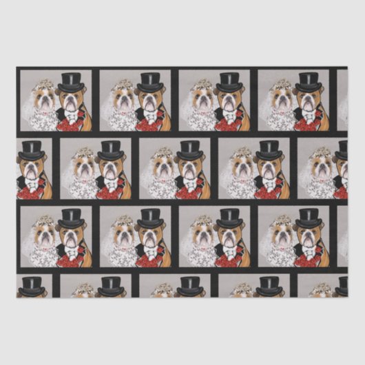 Bulldog Tissuepapier (Voorkant)