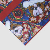 Bulldog tissuepapier (Detail)