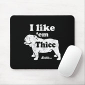 Bulldog top muismat (Met muis)