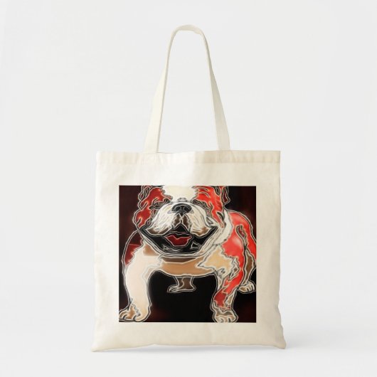 Bulldog Tote Bag (Voorkant)