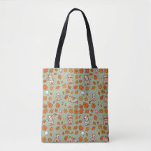 Bulldog Tote Tas Halloween Kawaii Schattige Hond L