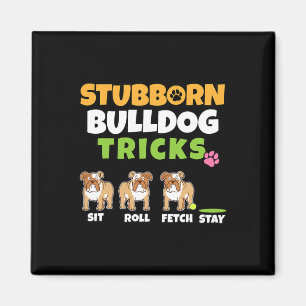 Bulldog Tricks I Hondenliefhebber I Fun Engels Bul Magneet