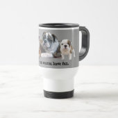 Bulldog Trio Travel Mug Reisbeker (Voorkant rechts)