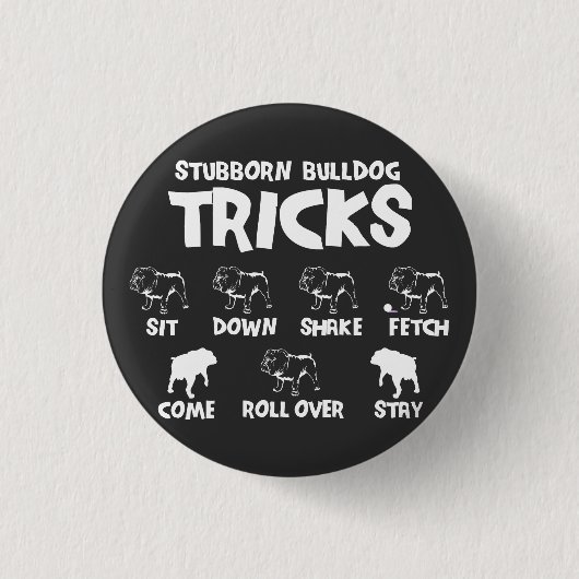 Bulldog-trucs Ronde Button 3,2 Cm (Voorkant)