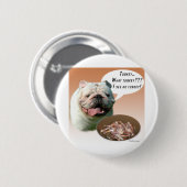 Bulldog Turkije Ronde Button 5,7 Cm (Voorkant /achterkant)