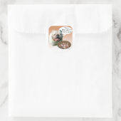 Bulldog Turkije Ronde Sticker (Tas)