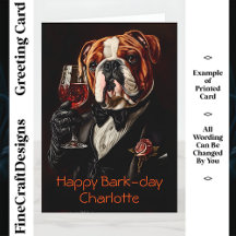Bulldog, Tuxedo, Bow Stropdas Wine CR8 Aangepaste 