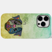 Bulldog Ugly Face Hoesje-Mate iPhone Case (Achterkant (horizontaal))