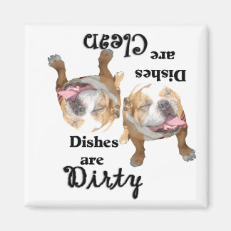 Bulldog Vaatwasser Magnet