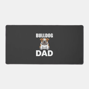 Bulldog Vader Cartoon Hondenliefhebber Bureaumat