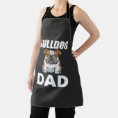 Bulldog Vader Cartoon Hondenliefhebber Schort (Insitu)