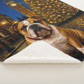 Bulldog Vakantie  Sherpa Deken (3/4)