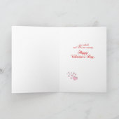 Bulldog Valentijn Feestdagen Kaart (Binnen)