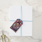 Bulldog Valentijnsdag Cadeaulabel (Met Touw)